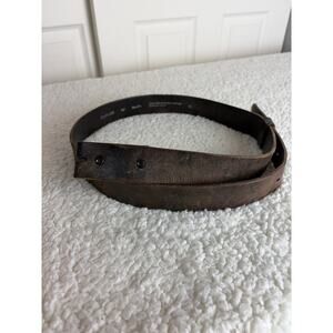 Carhartt Mens Cowhide Leather Belt Size 40 Brown NO BUCKLE